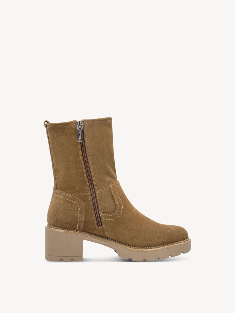 cuir chausson - brun 8-85302-45-365 acheter tamaris large bottines en ligne