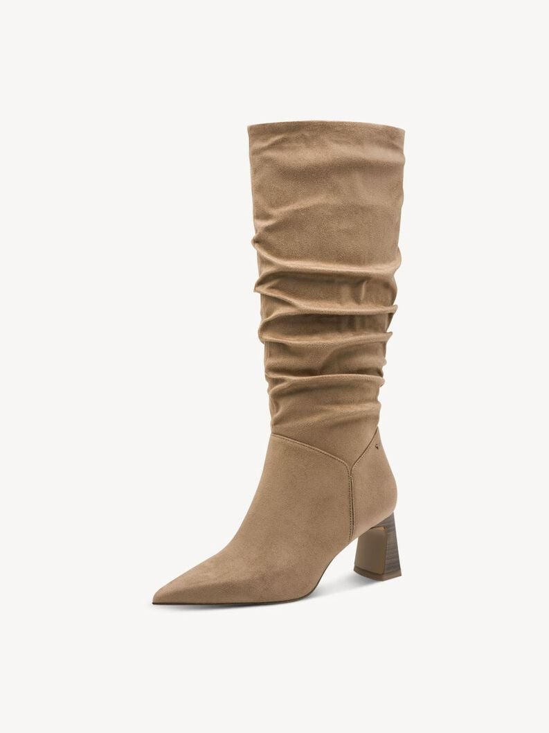 bottes - beige 1-25507-45-400 acheter bottes tamaris en ligne