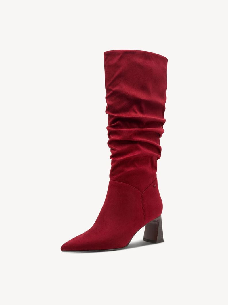 bottes - rouge 1-25507-45-500 acheter bottes tamaris en ligne