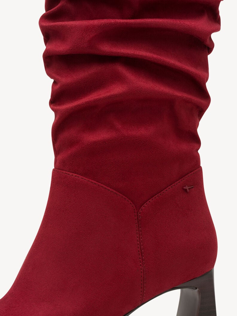 bottes - rouge 1-25507-45-500 acheter bottes tamaris en ligne