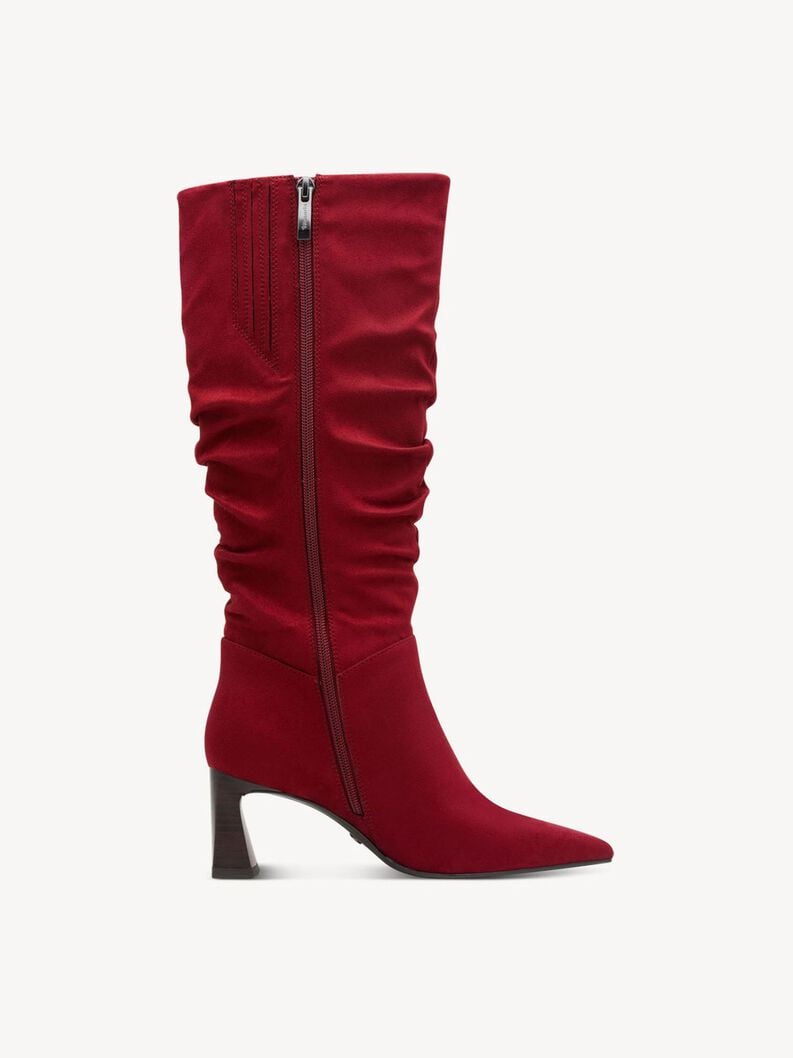 bottes - rouge 1-25507-45-500 acheter bottes tamaris en ligne