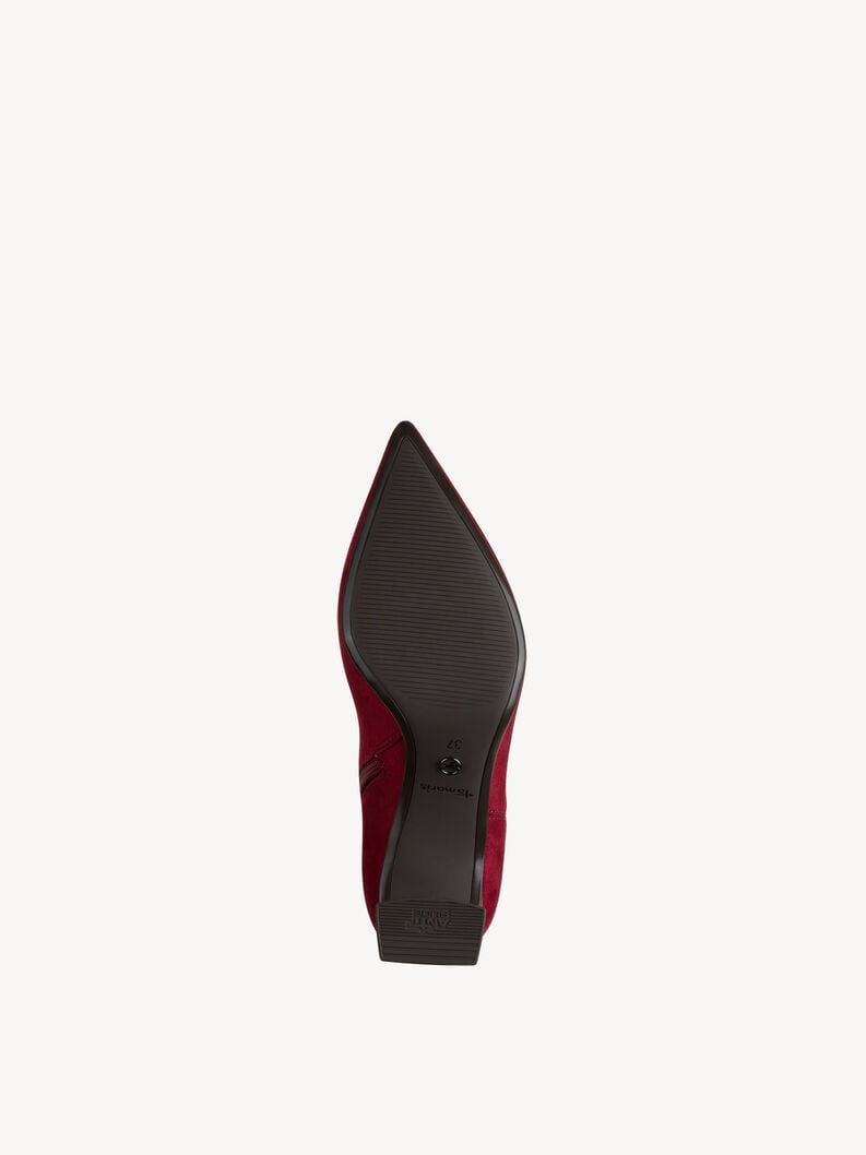 bottes - rouge 1-25507-45-500 acheter bottes tamaris en ligne