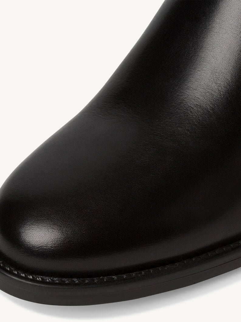 bottes en cuir - noir 1-25537-41-001 acheter bottes tamaris en ligne