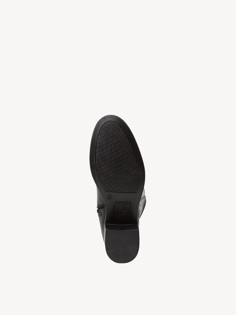 bottes en cuir - noir 1-25537-41-001 acheter bottes tamaris en ligne