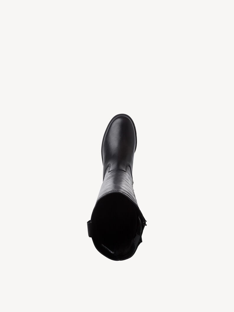 bottes en cuir - noir 1-25601-43-003 acheter bottes tamaris en ligne