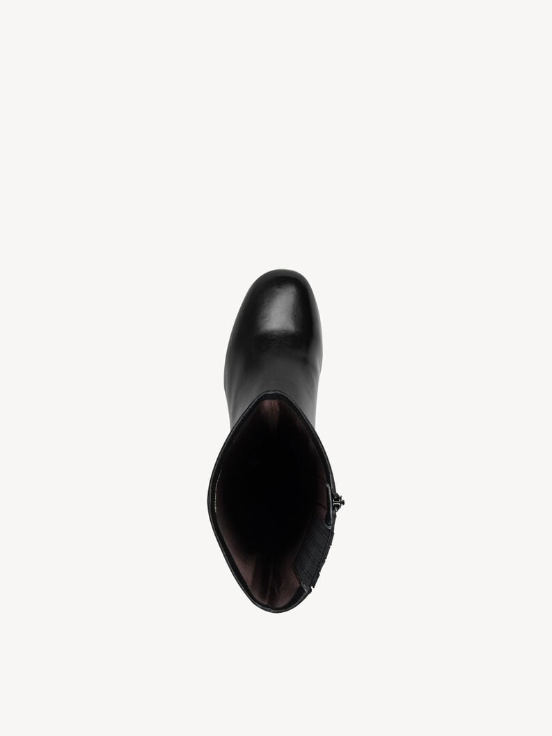 bottes en cuir - noir 1-25624-45-003 acheter bottes tamaris en ligne