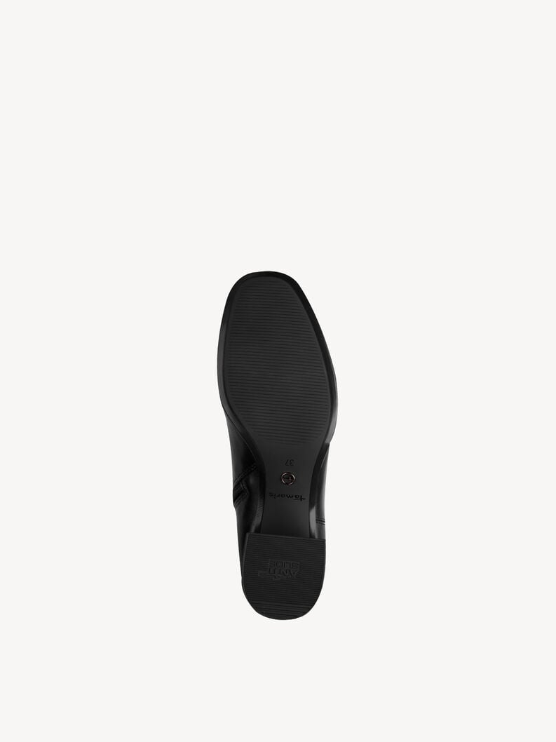 bottes en cuir - noir 1-25624-45-003 acheter bottes tamaris en ligne