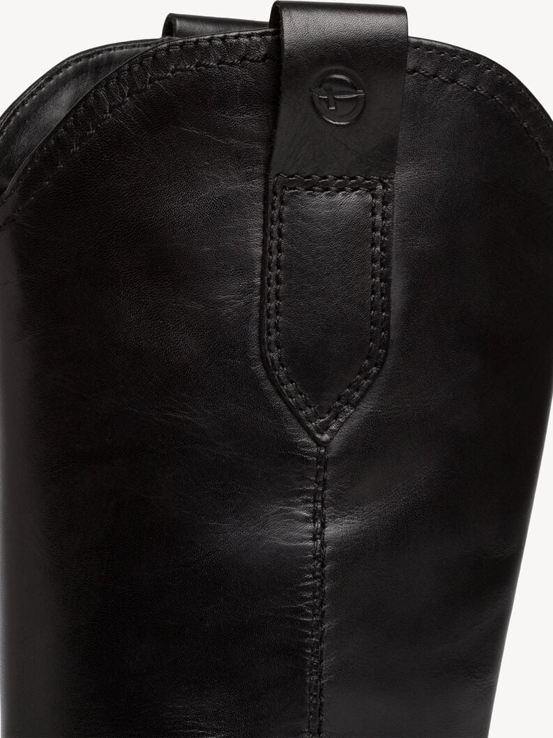 bottes en cuir - noir 1-25701-41-003 acheter tamaris réveillon du nouvel an tenues en ligne