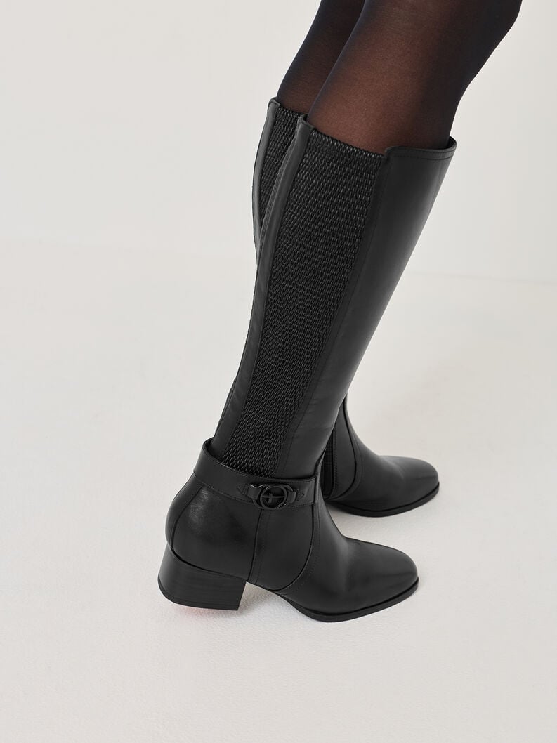 bottes - noir 8-85507-45-001 acheter tamaris large bottes en ligne