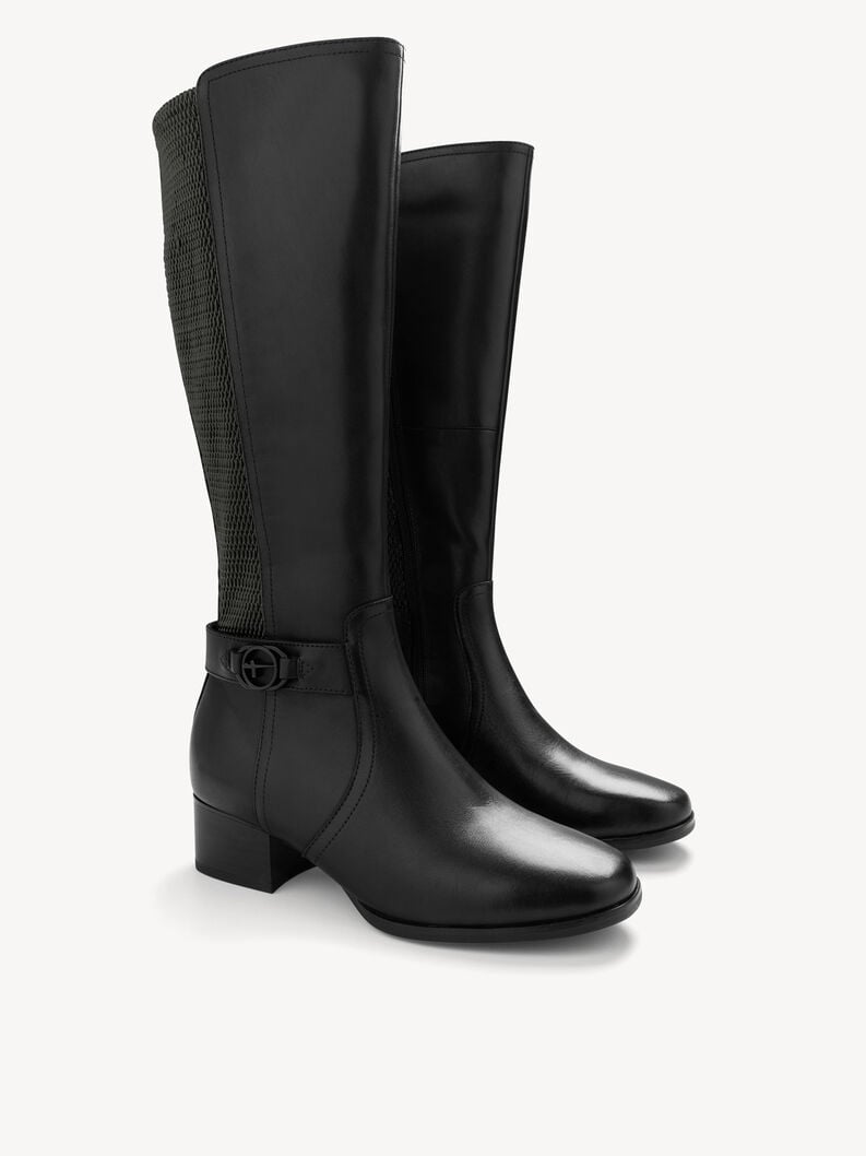 bottes - noir 8-85507-45-001 acheter tamaris large bottes en ligne