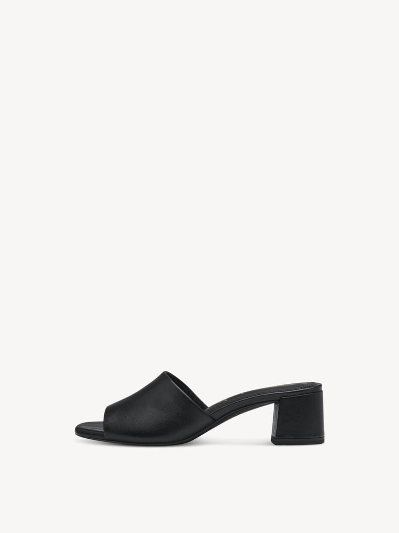 le cuir de la mule - noire 1-27204-42-001 acheter tamaris mules en ligne