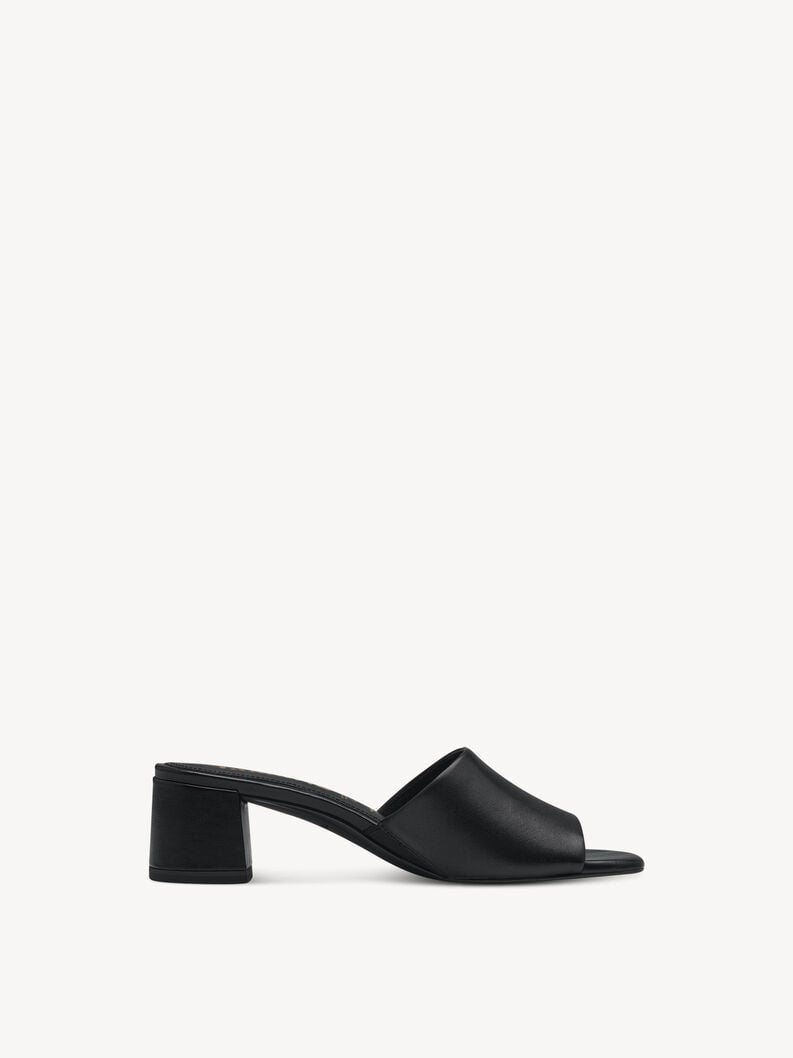 le cuir de la mule - noire 1-27204-42-001 acheter tamaris mules en ligne