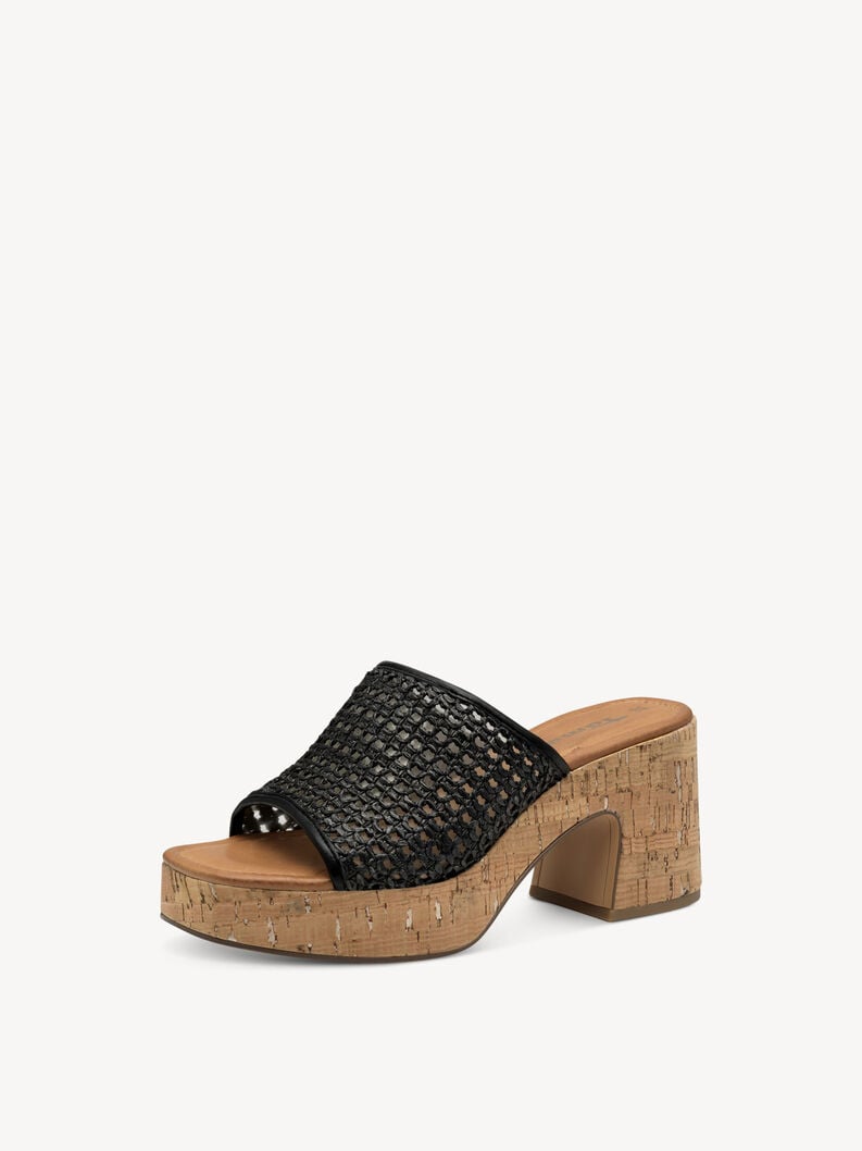 mule - noire 1-27212-44-001 acheter tamaris mules en ligne