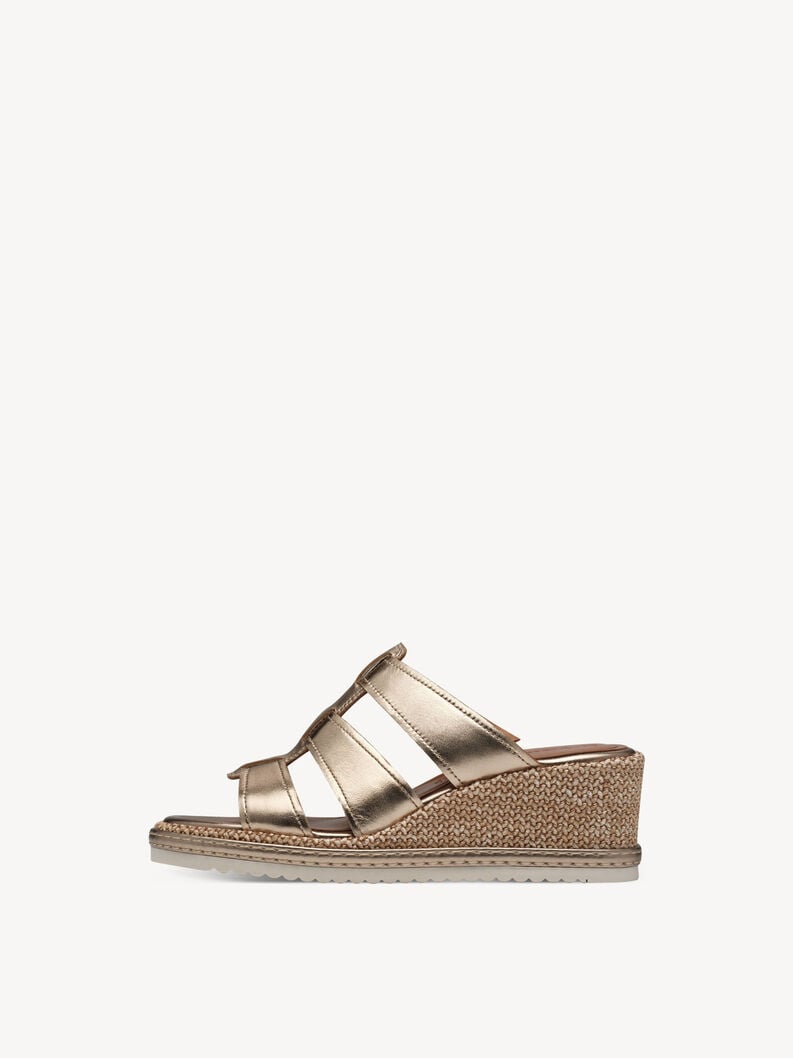 cuir mule métalliques 1-27217-44-900 acheter tamaris mules en ligne
