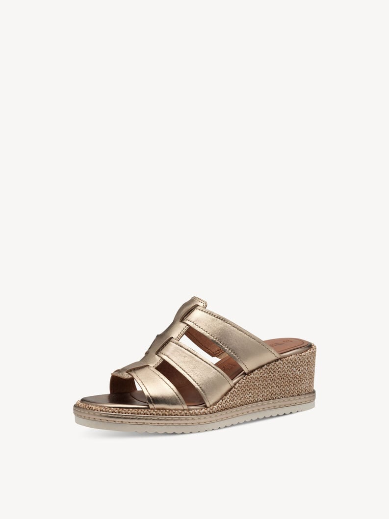 cuir mule métalliques 1-27217-44-900 acheter tamaris mules en ligne