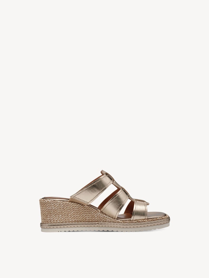 cuir mule métalliques 1-27217-44-900 acheter tamaris mules en ligne