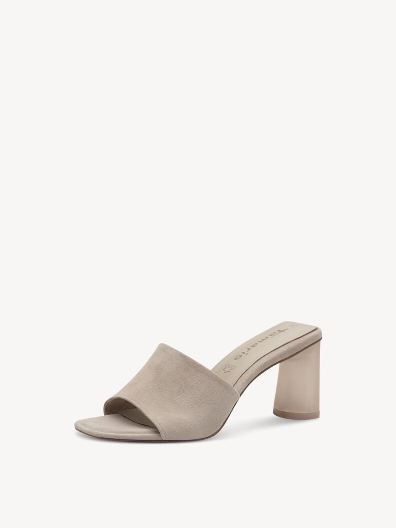 cuir de mulet gris 1-27249-44-200 acheter tamaris mules en ligne