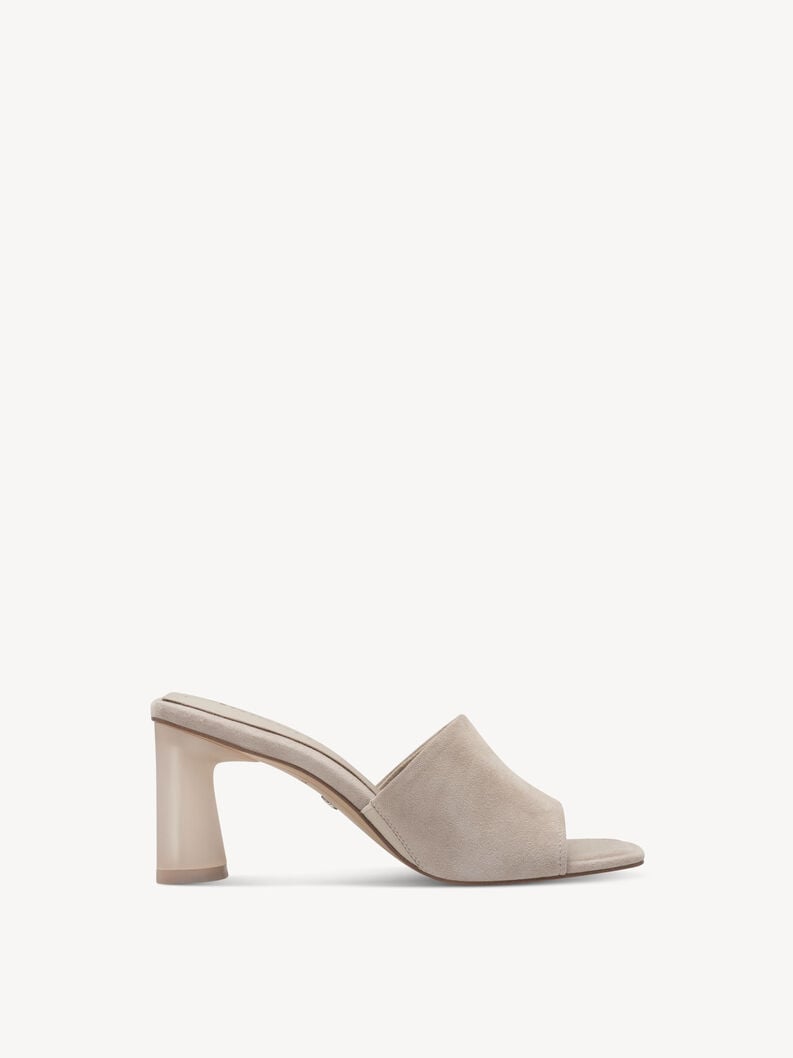 cuir de mulet gris 1-27249-44-200 acheter tamaris mules en ligne
