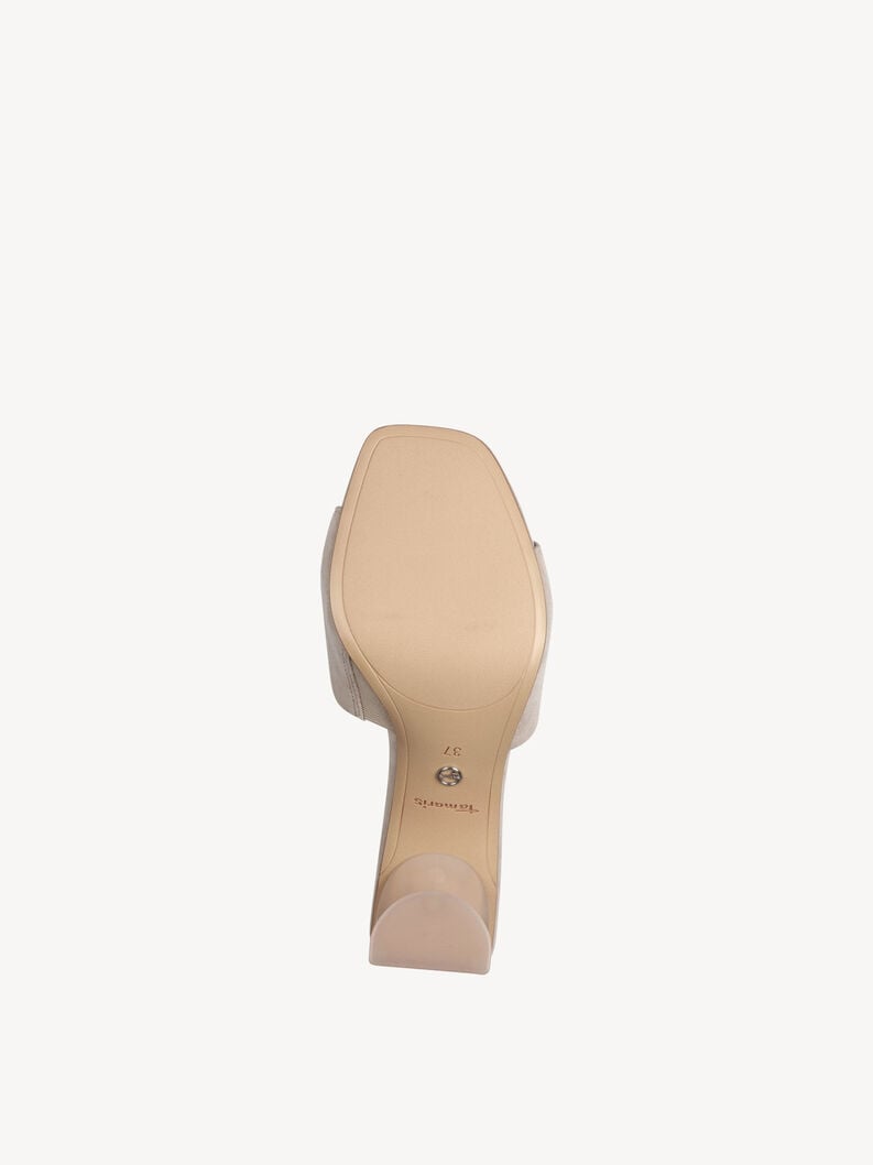cuir de mulet gris 1-27249-44-200 acheter tamaris mules en ligne