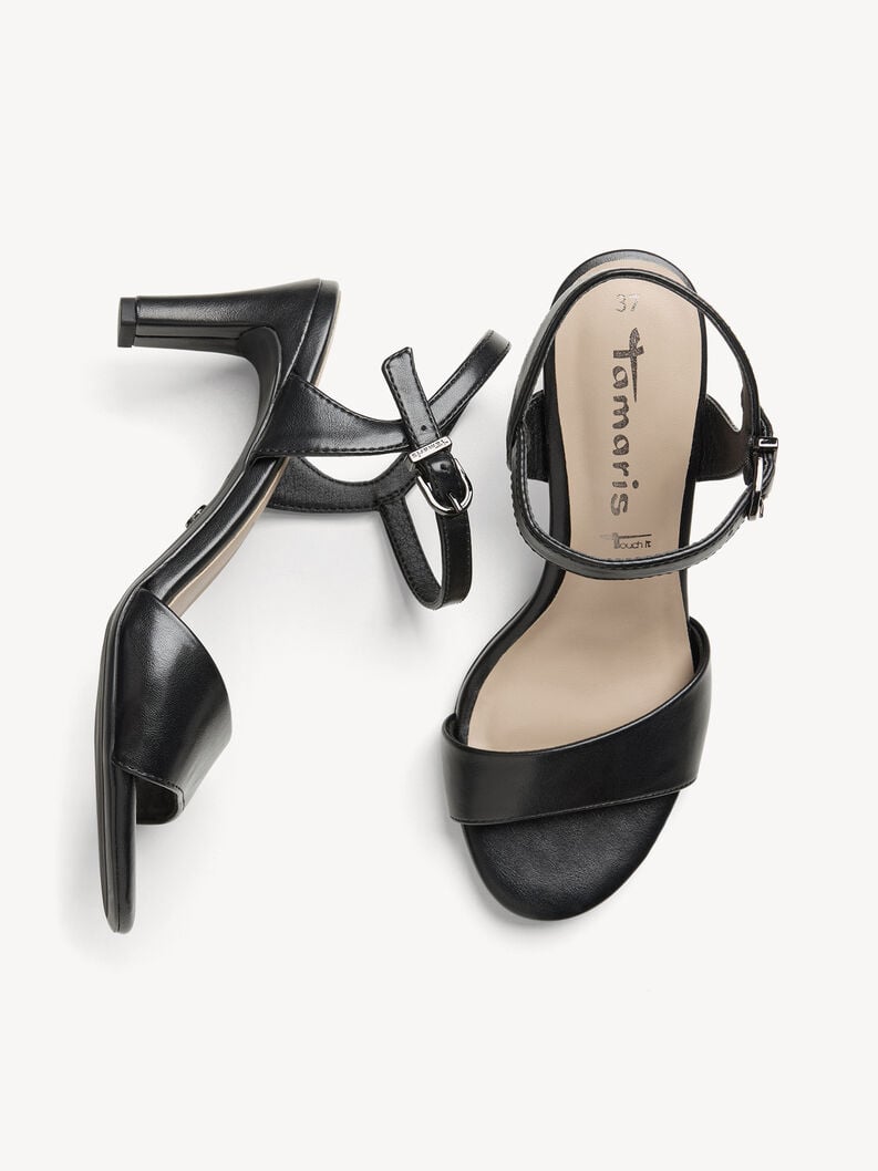 À talons hauts sandales - noir 1-28008-42-020 acheter tamaris sandales en ligne