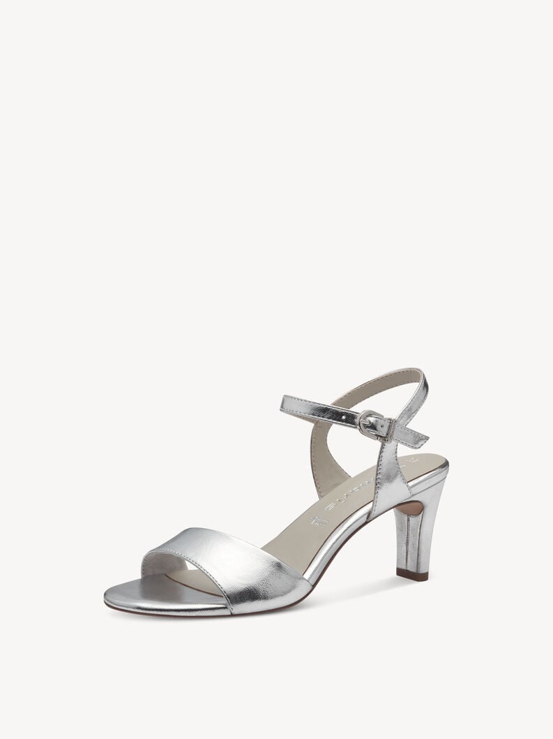 À talons hauts sandales - argent 1-28008-42-941 acheter tamaris sandales en ligne