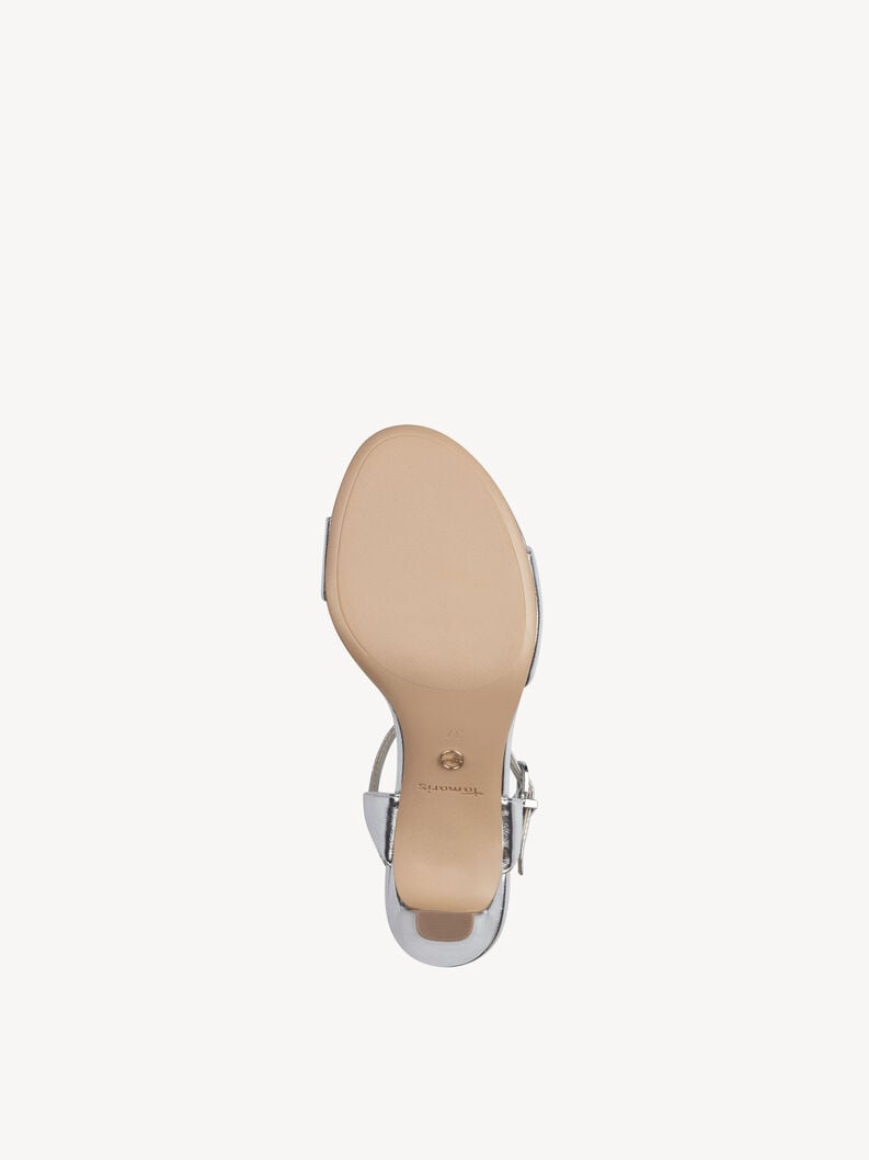 À talons hauts sandales - argent 1-28008-42-941 acheter tamaris sandales en ligne
