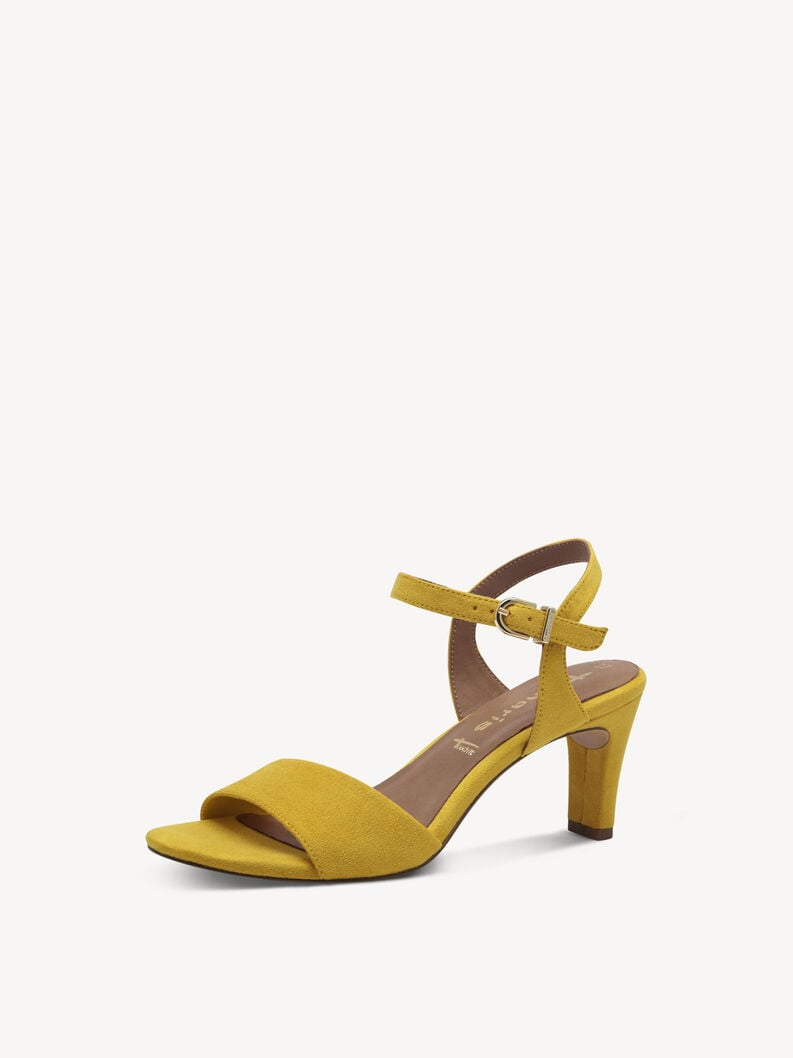 À talons hauts sandales - jaune 1-28028-42-600 acheter tamaris sandales en ligne