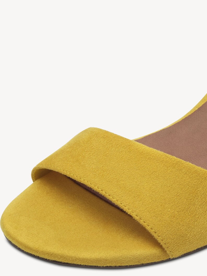 À talons hauts sandales - jaune 1-28028-42-600 acheter tamaris sandales en ligne
