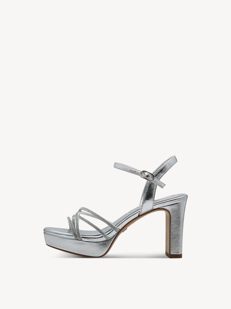 À talons hauts sandales - argent 1-28036-42-941 acheter tamaris sandales en ligne