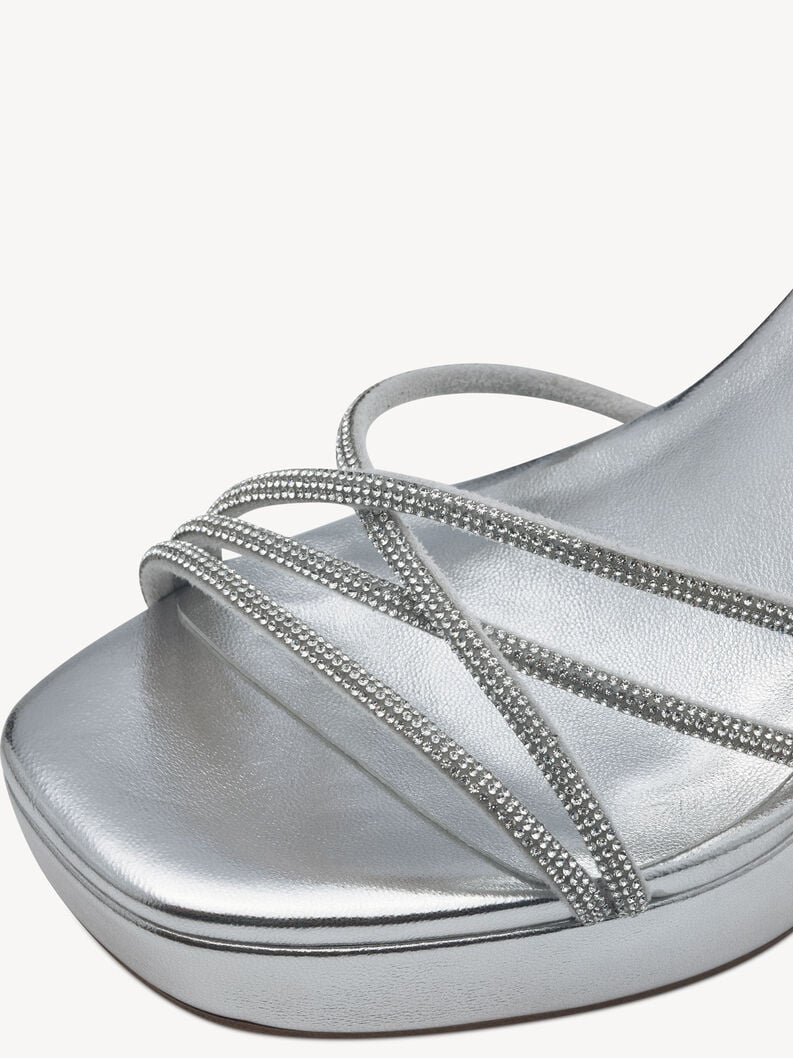 À talons hauts sandales - argent 1-28036-42-941 acheter tamaris sandales en ligne