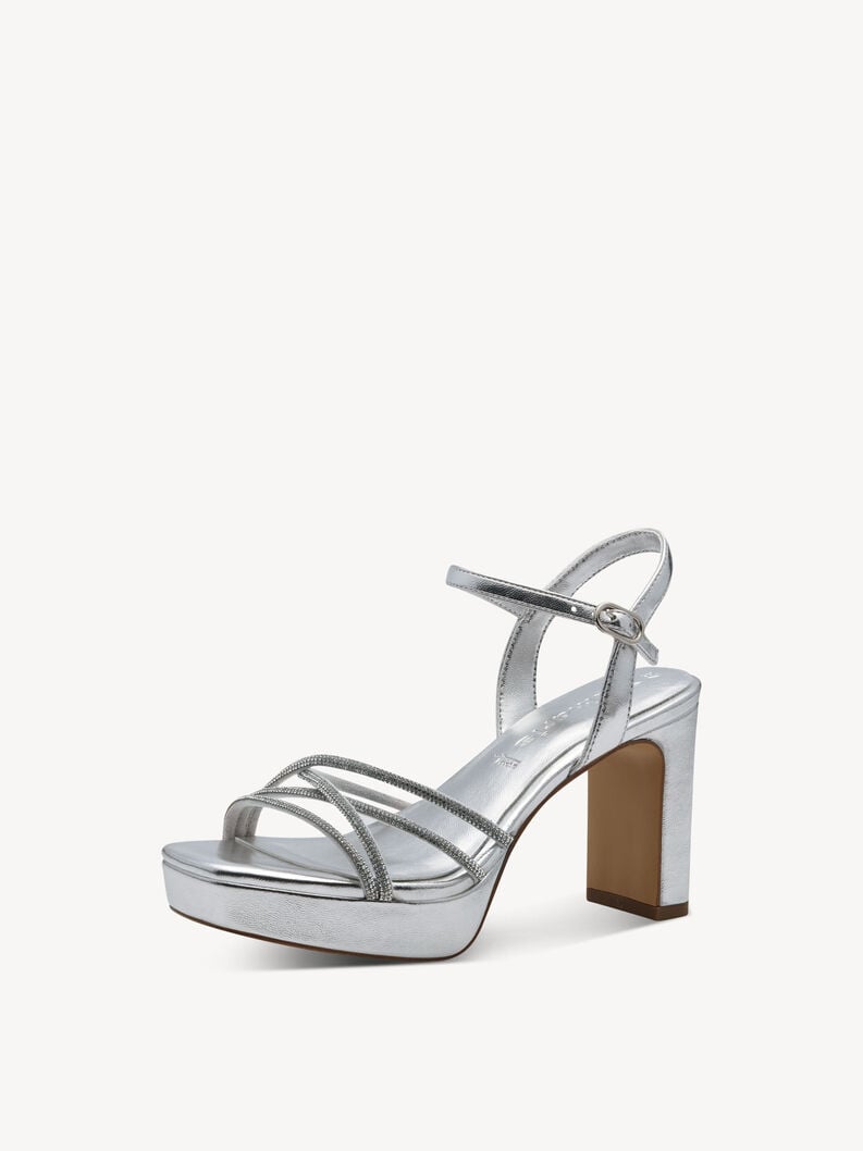 À talons hauts sandales - argent 1-28036-42-941 acheter tamaris sandales en ligne