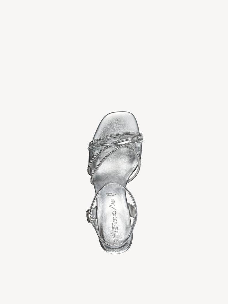 À talons hauts sandales - argent 1-28036-42-941 acheter tamaris sandales en ligne