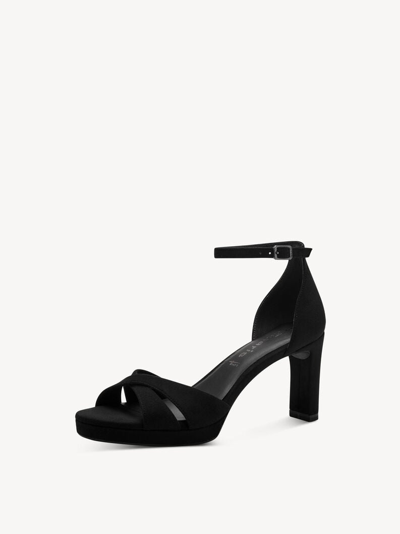 À talons hauts sandales - noir 1-28078-42-001 acheter tamaris sandales en ligne