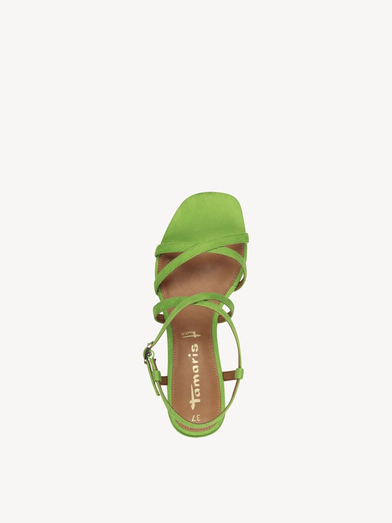 À talons hauts sandales - vert 1-28204-42-718 acheter tamaris sandales en ligne