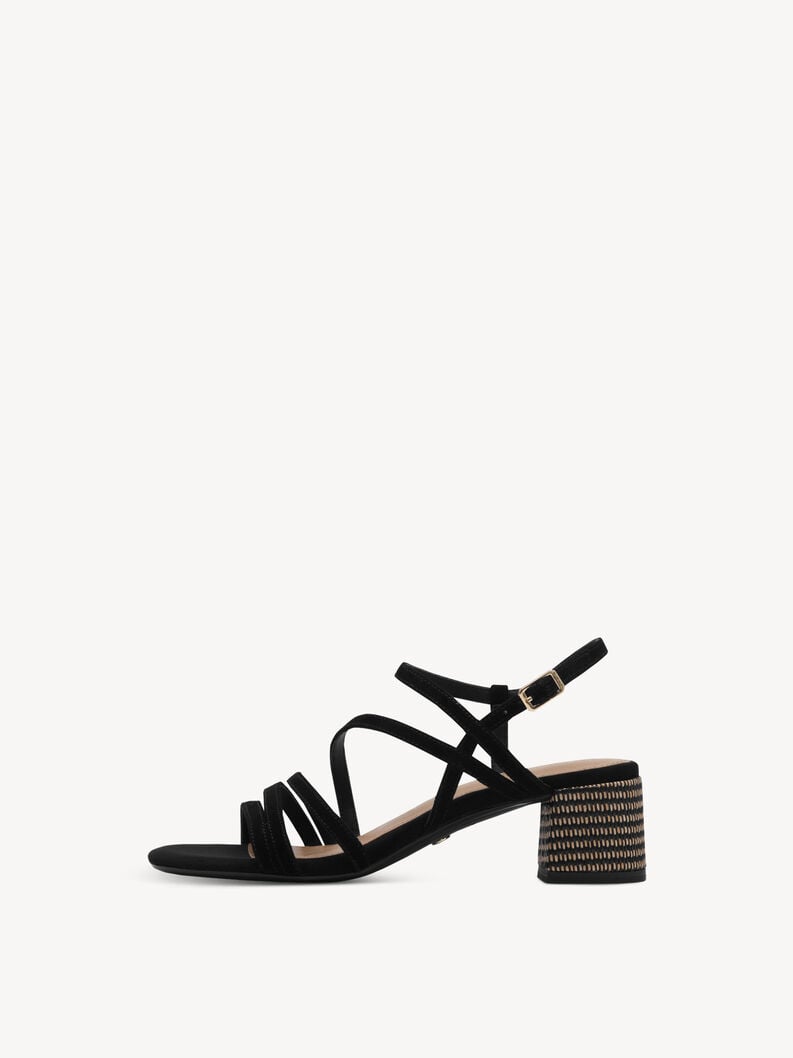 en cuir à talons hauts sandales - noir 1-28211-42-0a1 acheter tamaris sandales en ligne