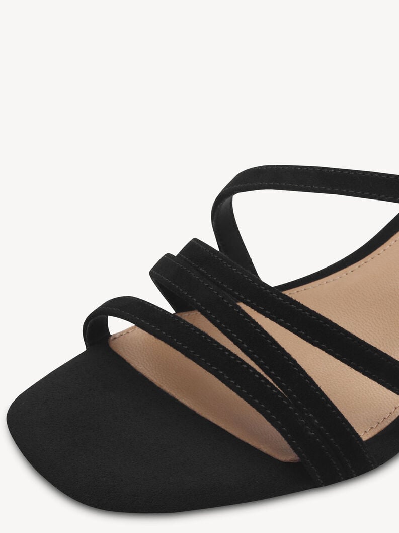 en cuir à talons hauts sandales - noir 1-28211-42-0a1 acheter tamaris sandales en ligne