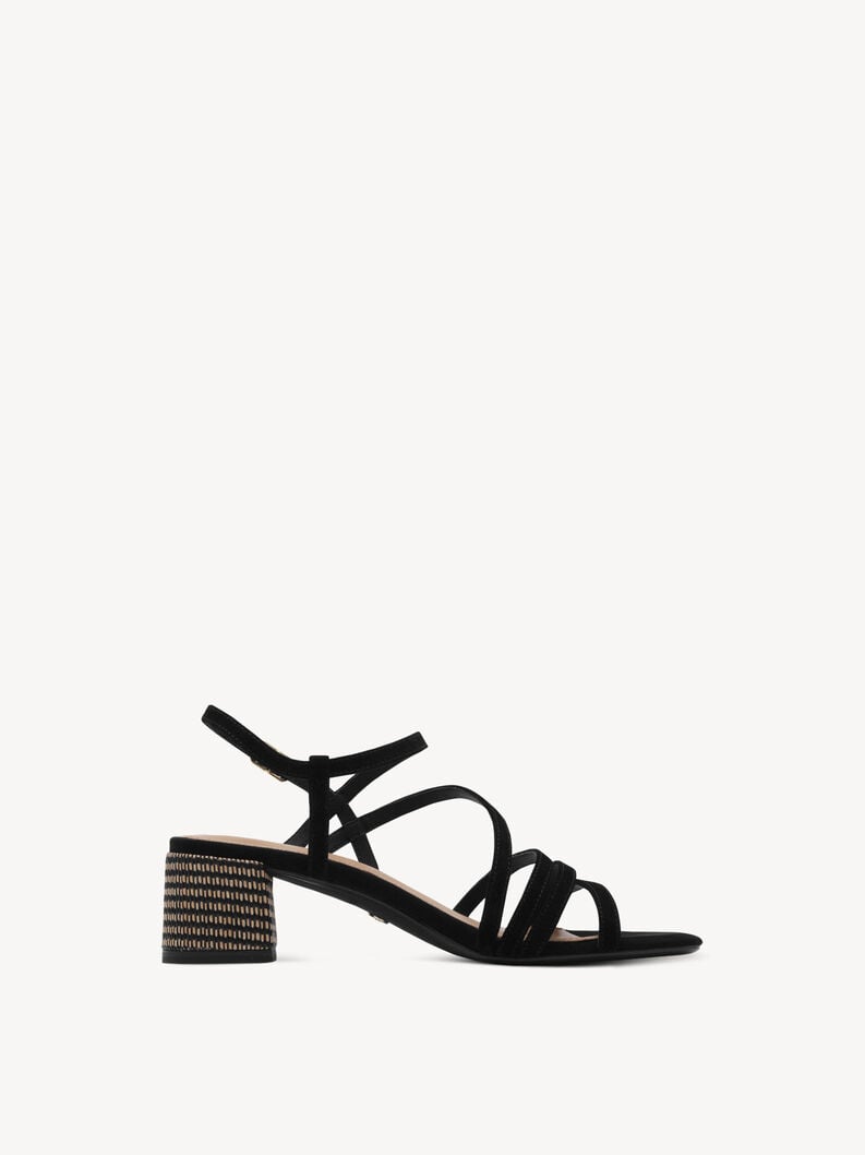 en cuir à talons hauts sandales - noir 1-28211-42-0a1 acheter tamaris sandales en ligne