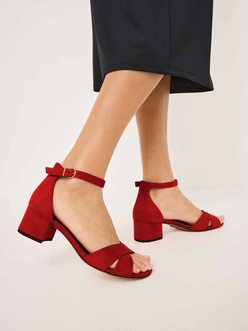 À talons hauts sandales - rouge 1-28226-42-500 acheter tamaris sandales en ligne