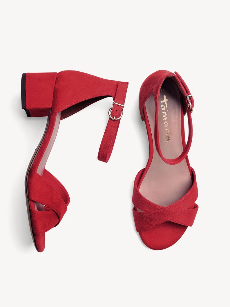 À talons hauts sandales - rouge 1-28226-42-500 acheter tamaris sandales en ligne