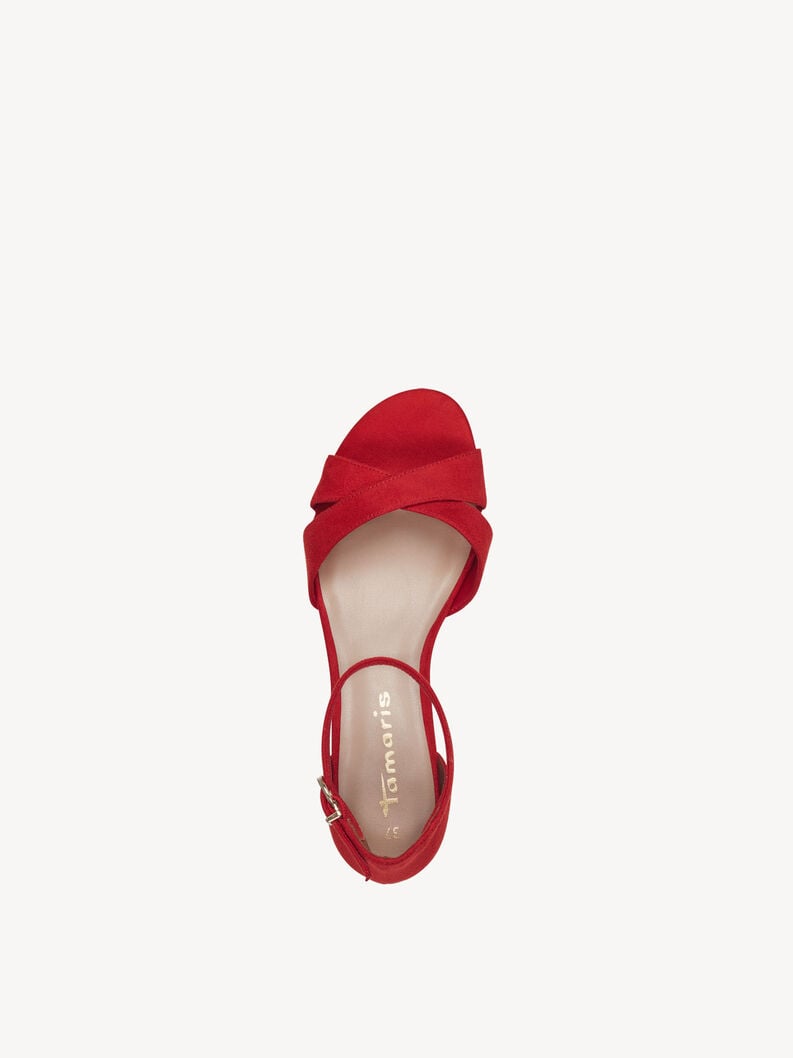 À talons hauts sandales - rouge 1-28226-42-500 acheter tamaris sandales en ligne