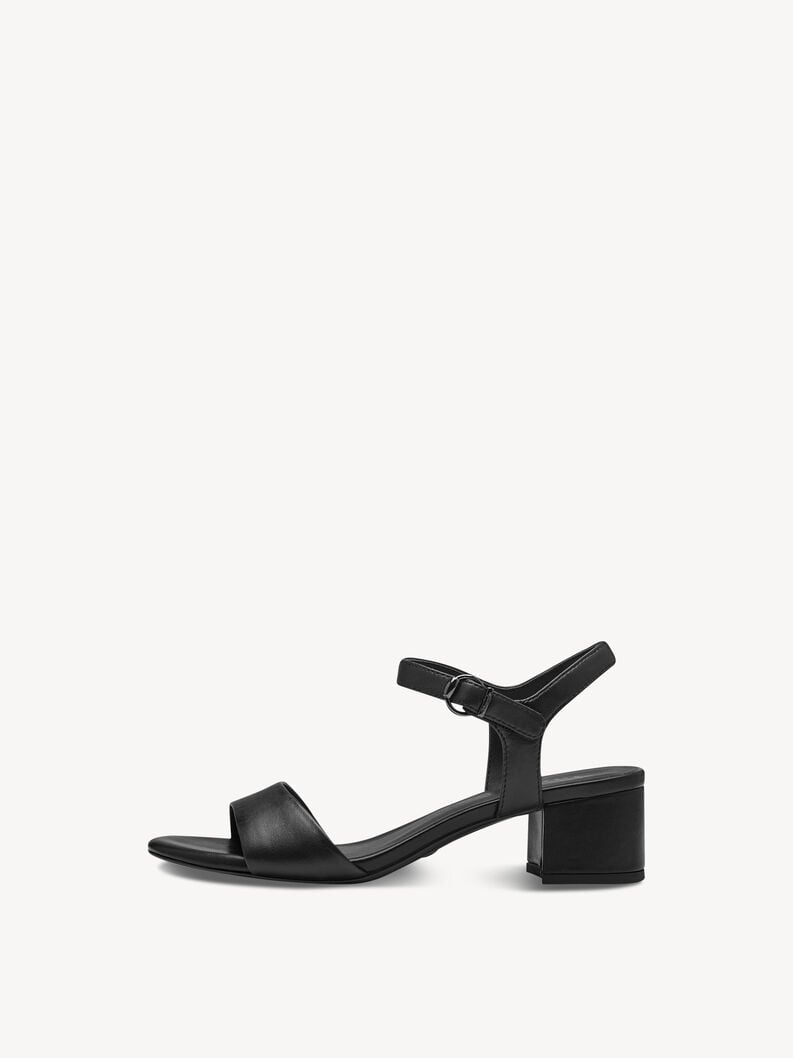 en cuir à talons hauts sandales - noir 1-28250-42-001 acheter tamaris sandales en ligne