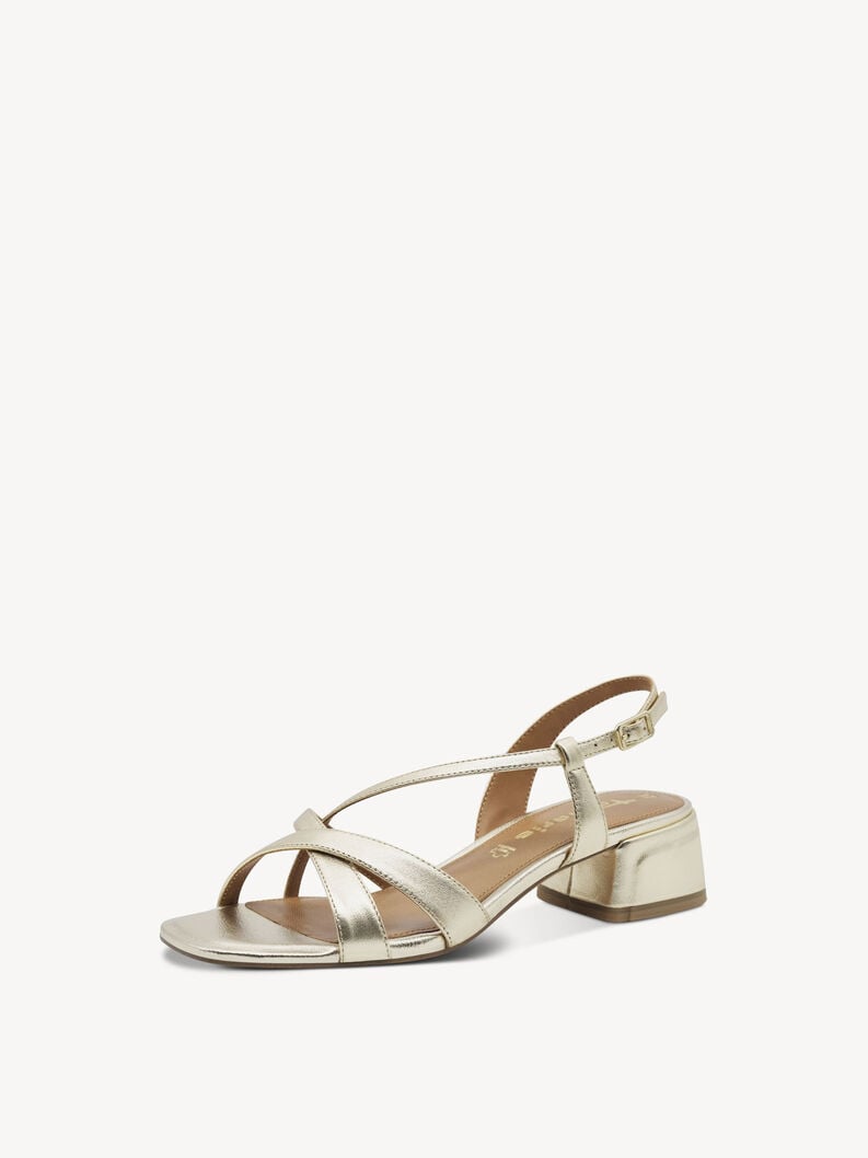 en cuir à talons hauts sandales - or 1-28253-44-933 acheter tamaris sandales en ligne