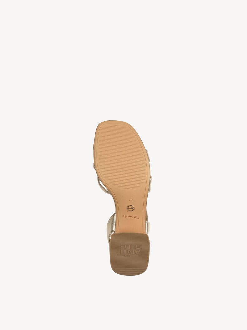 en cuir à talons hauts sandales - or 1-28253-44-933 acheter tamaris sandales en ligne