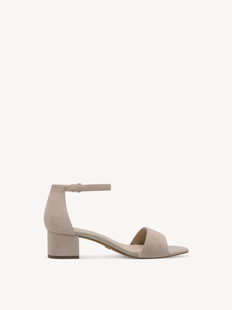 en cuir à talons hauts sandales - gris 1-28291-44-200 acheter tamaris sandales en ligne