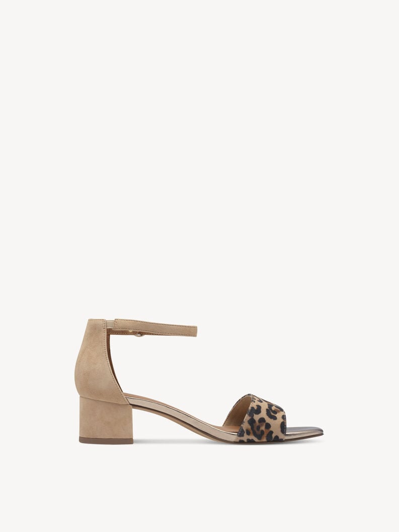 en cuir à talons hauts sandales - brun 1-28291-44-329 acheter tamaris sandales en ligne