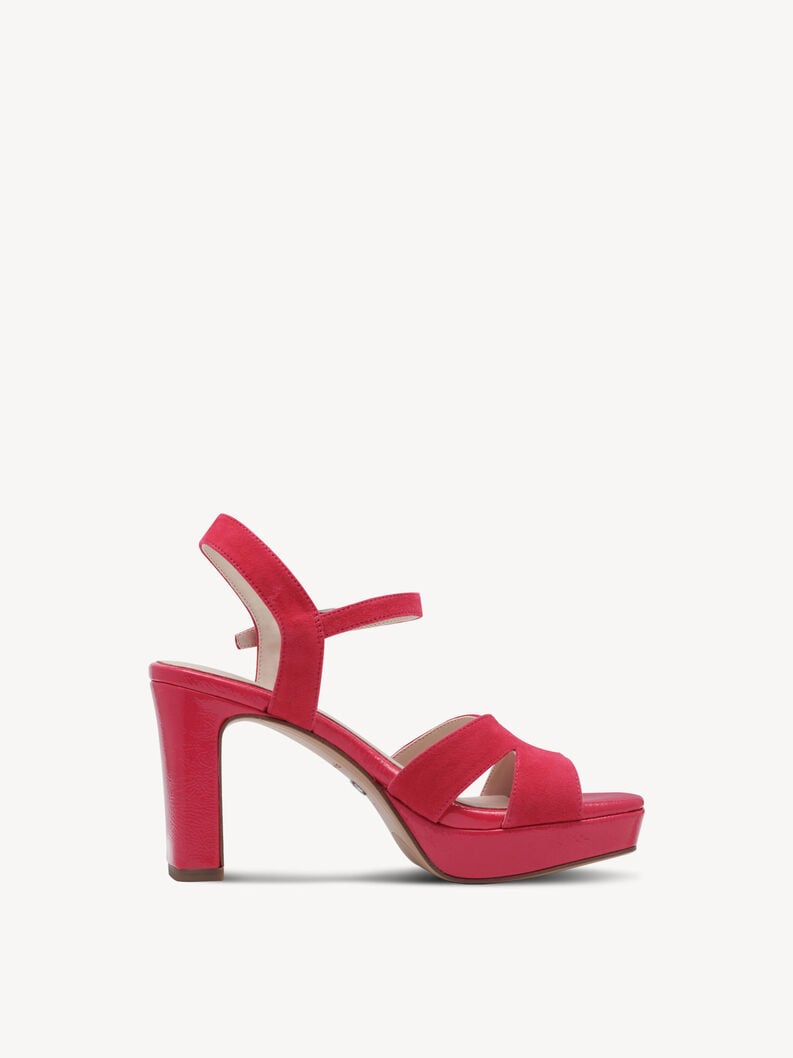 en cuir à talons hauts sandales - rose 1-28309-42-510 acheter tamaris sandales en ligne