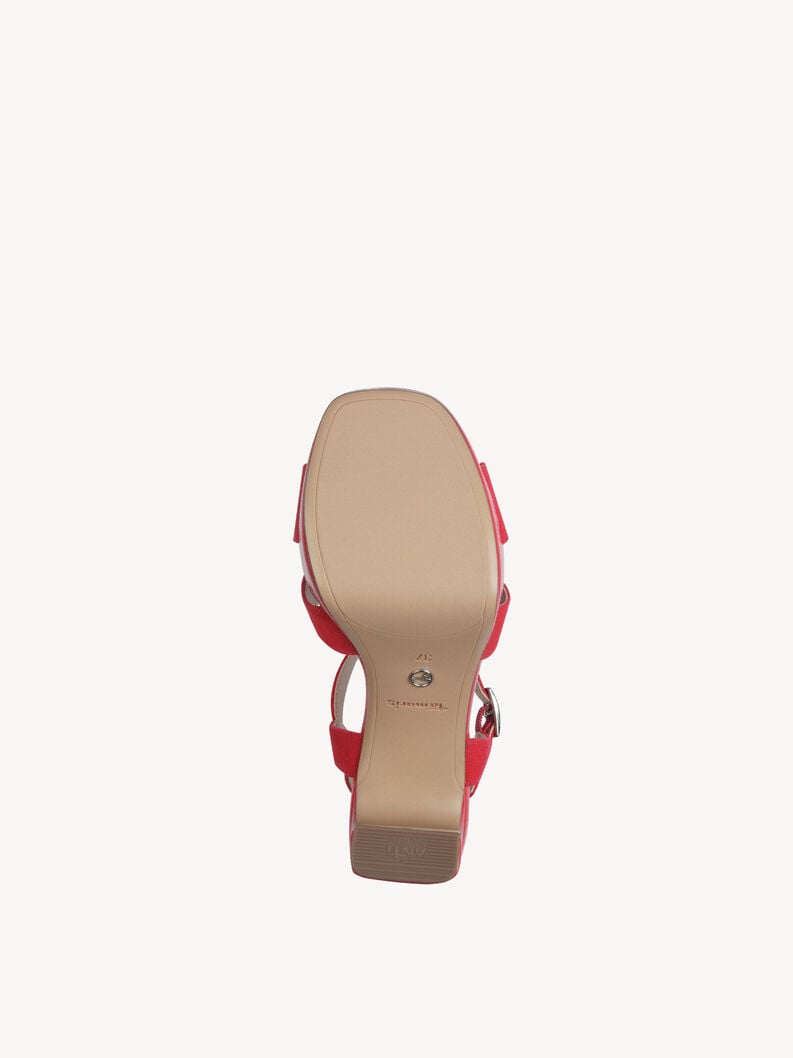 en cuir à talons hauts sandales - rose 1-28309-42-510 acheter tamaris sandales en ligne