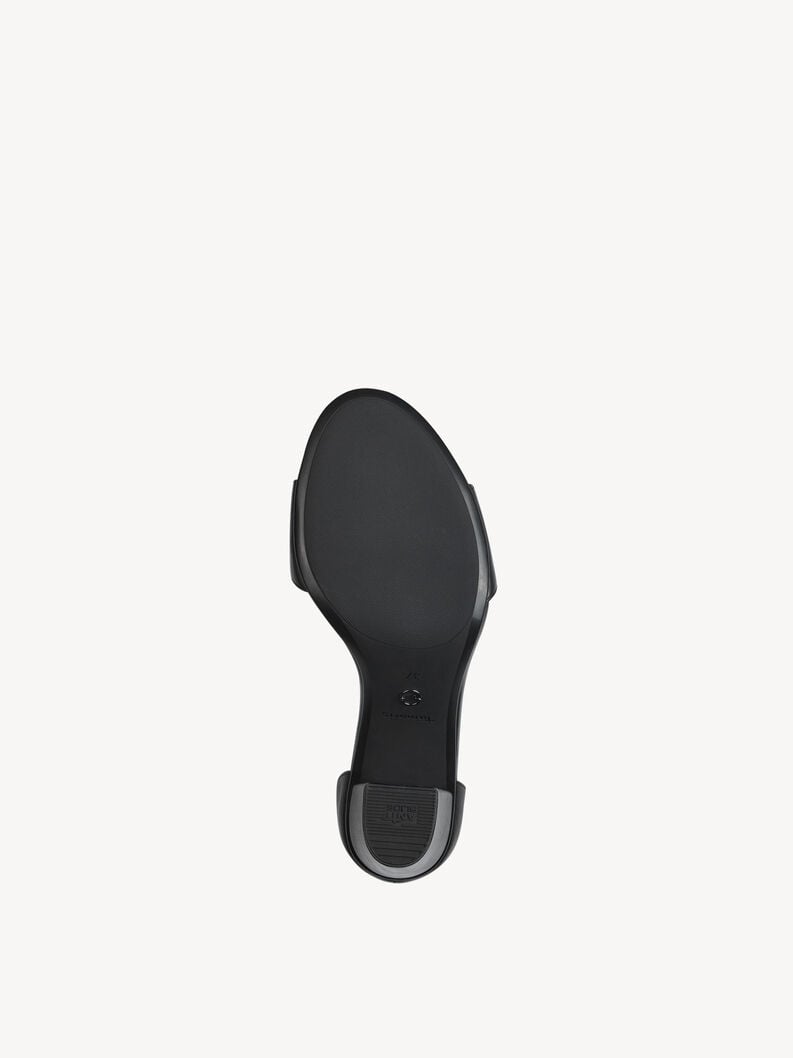 en cuir à talons hauts sandales - noir 1-28326-42-001 acheter tamaris sandales en ligne