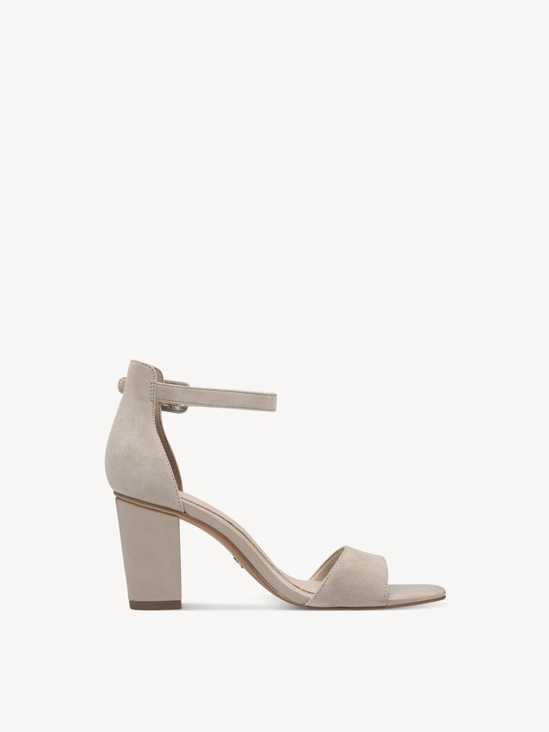 en cuir à talons hauts sandales - gris 1-28326-42-201 acheter tamaris sandales en ligne