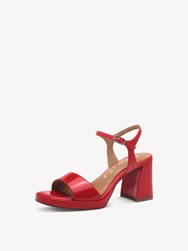 À talons hauts sandales - rouge 1-28342-44-524 acheter tamaris sandales en ligne